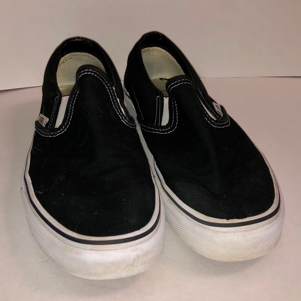 Black Slip-On Vans